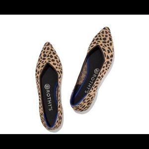 Brand New Rothy’s Leopard-Print Pointed Toe Shoes